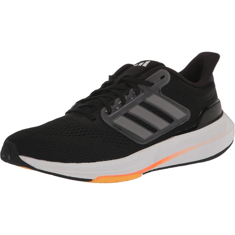 imageadidas Mens Ultrabounce Running ShoeBlackWhiteCarbon