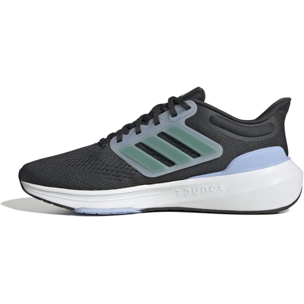 imageadidas Mens Ultrabounce Running ShoeCarbon Court Green Core Black