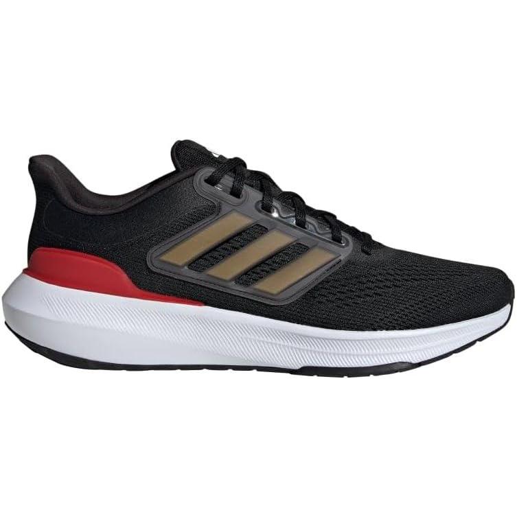 imageadidas Mens Ultrabounce Running ShoeCore BlackGold MetallicWhite
