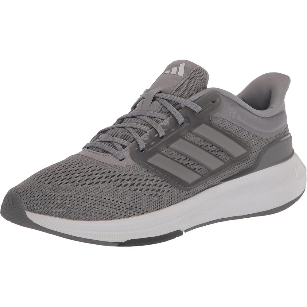 imageadidas Mens Ultrabounce Running ShoeGreyWhiteGrey