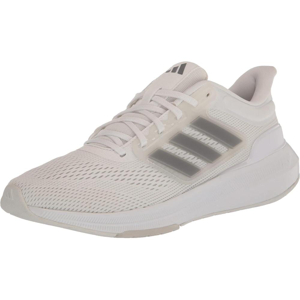 imageadidas Mens Ultrabounce Running ShoeWhiteGreyCrystal White