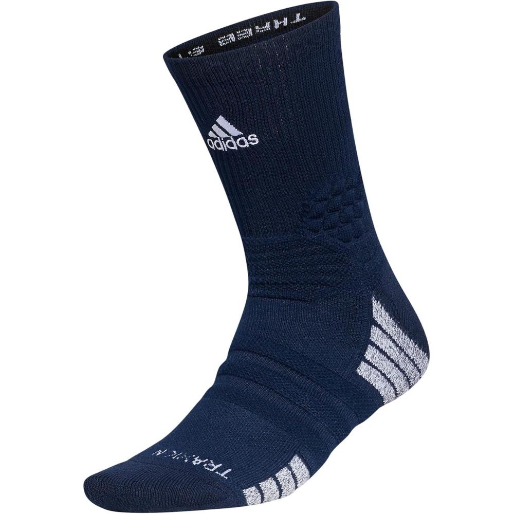 imageadidas Select Basketball Crew Socks 1 pair for team sports boys girls men womenCollegiate NavyWhite