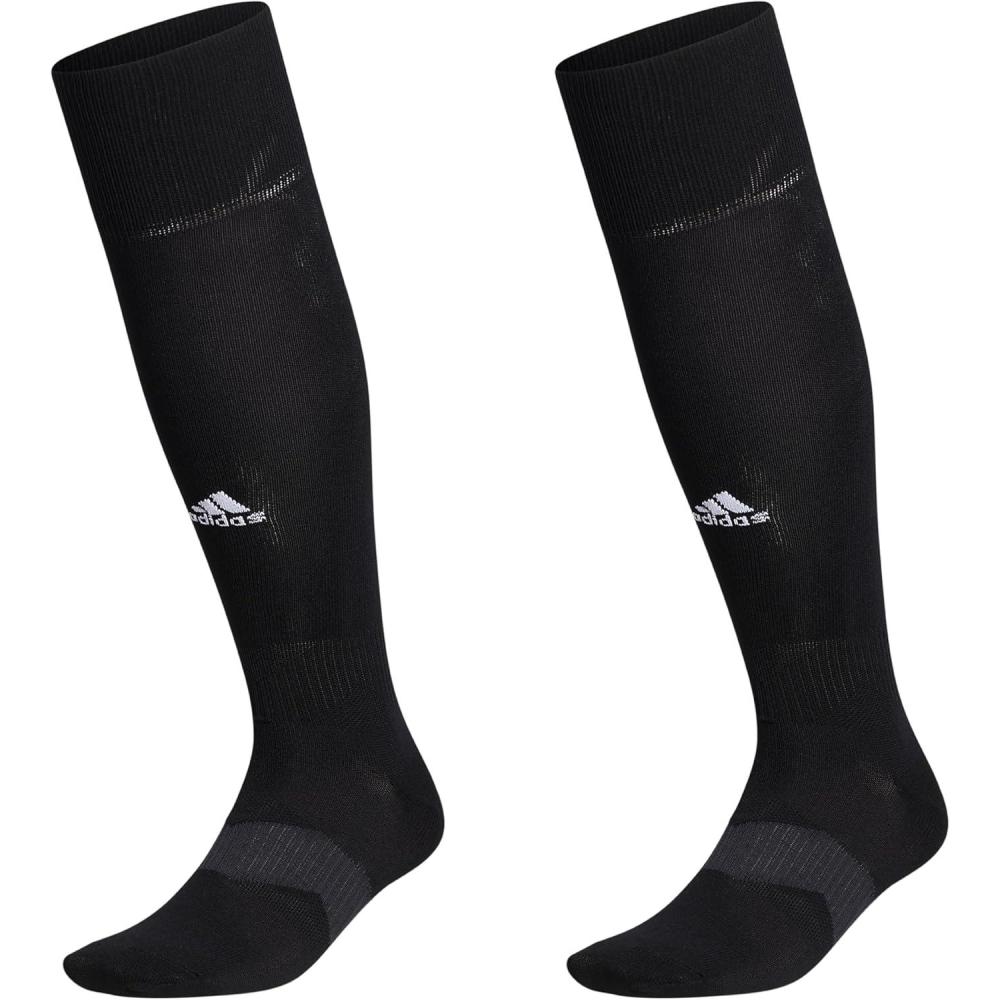 imageadidas Unisex Metro Soccer Socks for Men Women Youth Boys and Girls Team SportsBlackNight GreyWhite6multi