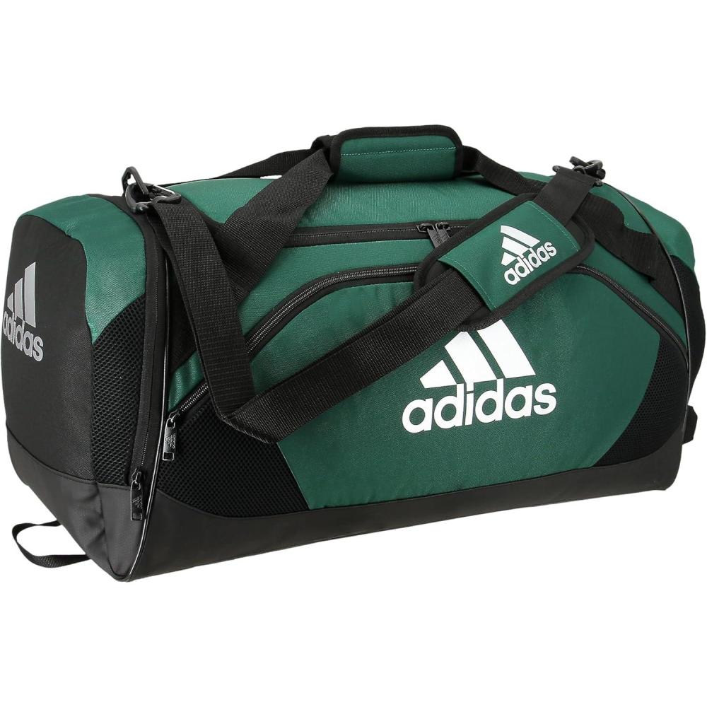 imageadidas Unisex Team Issue Sports Duffel Bag for Men and WomenTeam Dark Green