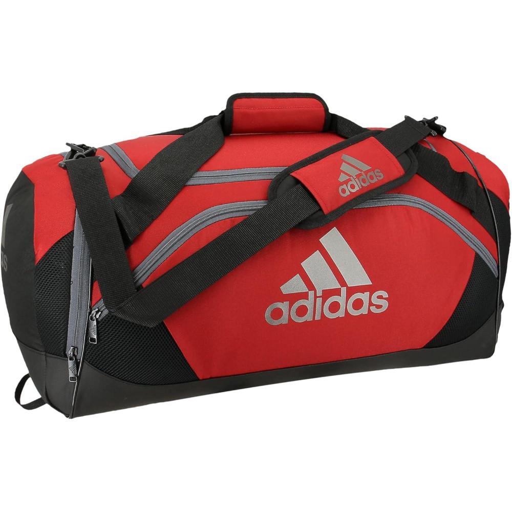 imageadidas Unisex Team Issue Sports Duffel Bag for Men and WomenTeam Power Red