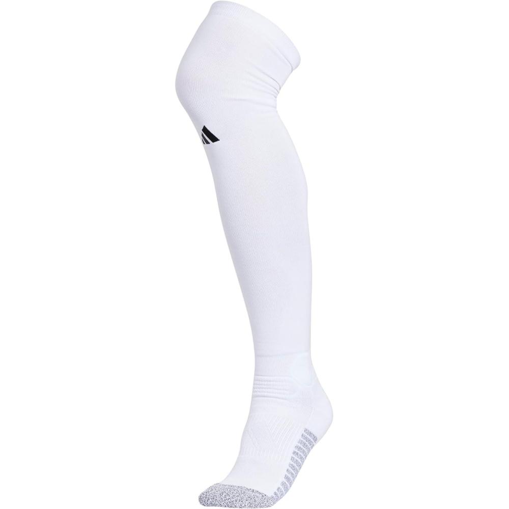 imageadidas Unisex adizero Football Socks 1 pair cushioned overtheknee long fit for men womenWhiteBlack  20