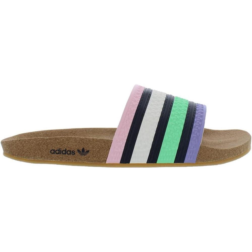 imageadidas UnisexAdult Adilette SlidesBrownMulticolor