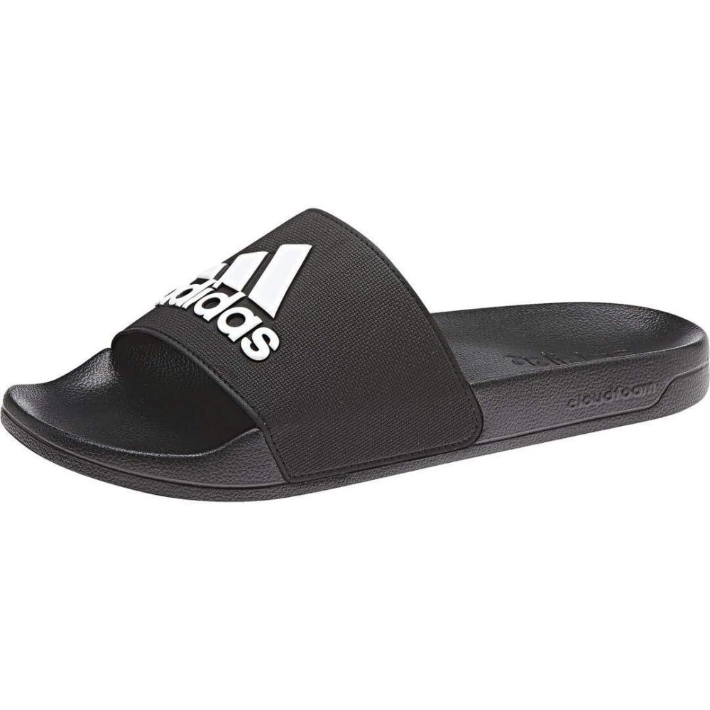 imageadidas UnisexAdult Adilette SlidesCore BlackFootwear WhiteCore Black