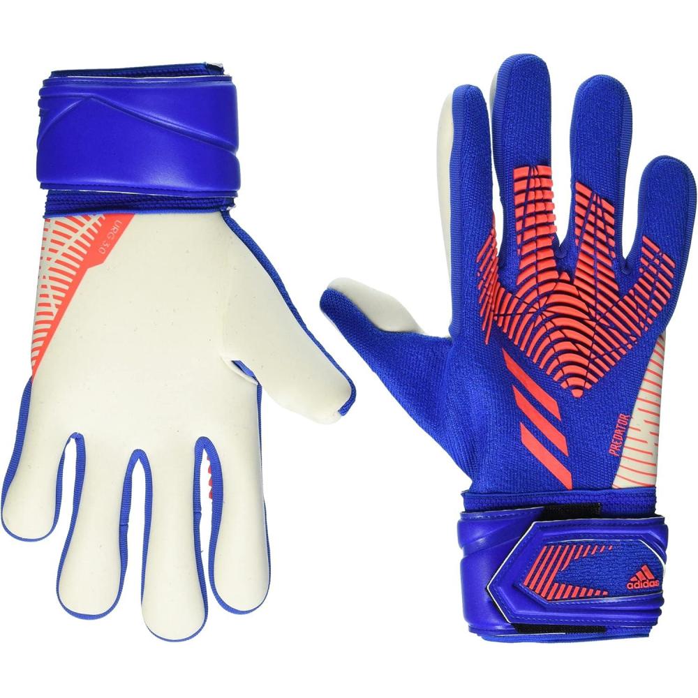 imageadidas UnisexAdult League Predator GloveHiRes BlueTurboWhite