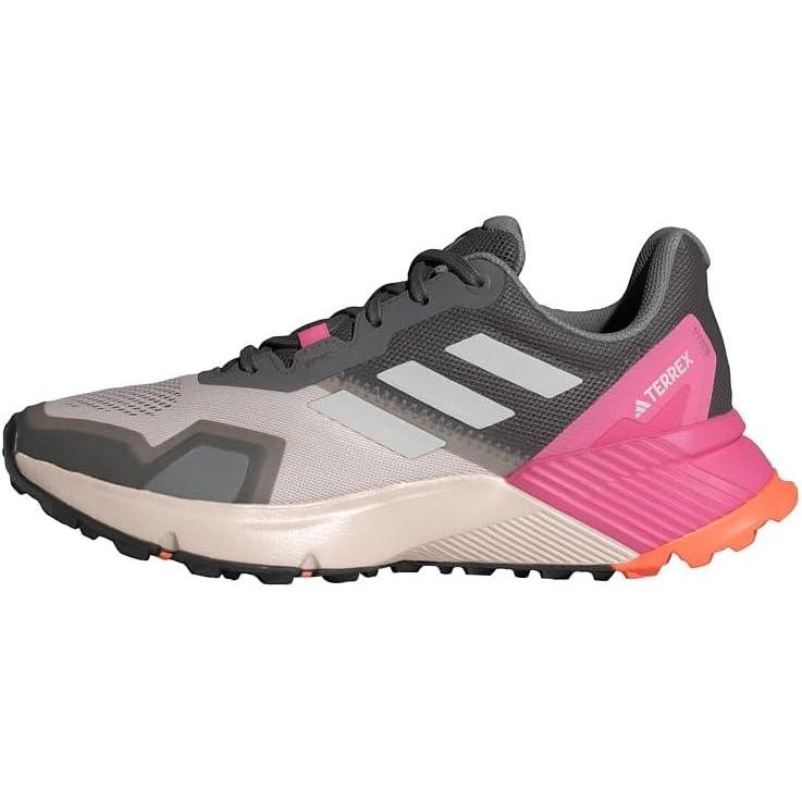 imageadidas Womens Trail Running ShoesPutty Mauve Grey One Pink Fusion