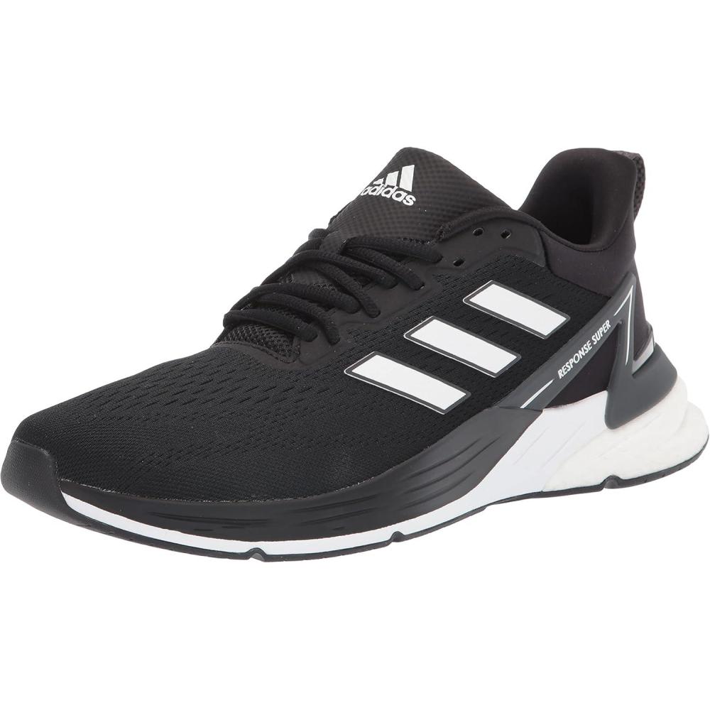 imageadidas mens Response Super 20 ShoesBlackWhiteGrey