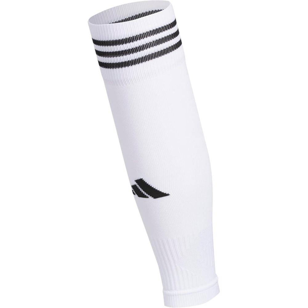 imageadidas unisex Copa Soccer Sleeves 2pack  Precut Sock Sleeves for Men Women ampamp Kids Fits Over Shin GuardsWhiteBlack