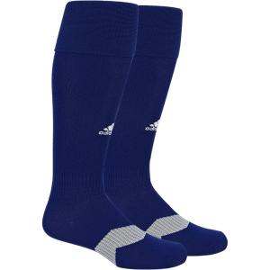 Adult Metro V Soccer Socks by adidas(Dark Blue/ White/ Clear Grey/4)
