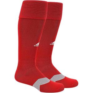 Adult Metro V Soccer Socks by adidas(Power Red/White/Clear Grey)