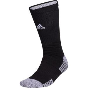adidas 5-Star Football Crew Socks for Men’s and Women’s Sports, Soccer, Volleyball, 1-Pack(Black/White)