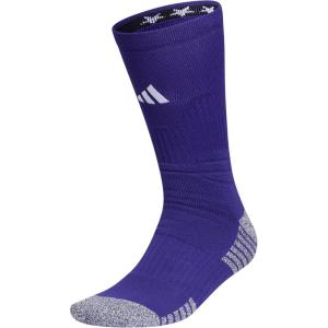 adidas 5-Star Football Crew Socks for Men’s and Women’s Sports, Soccer, Volleyball, 1-Pack(Collegiate Purple/White/2.0)