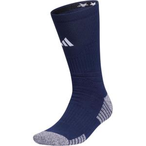 adidas 5-Star Football Crew Socks for Men’s and Women’s Sports, Soccer, Volleyball, 1-Pack(Navy Blue/White/2.0)