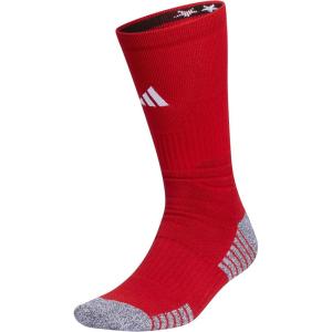 adidas 5-Star Football Crew Socks for Men’s and Women’s Sports, Soccer, Volleyball, 1-Pack(Power Red/White/2.0)