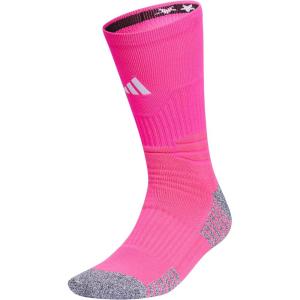 adidas 5-Star Football Crew Socks for Men’s and Women’s Sports, Soccer, Volleyball, 1-Pack(Shock Pink/White/2.0)