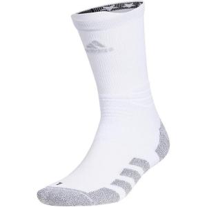 adidas 5-Star Football Crew Socks for Men’s and Women’s Sports, Soccer, Volleyball, 1-Pack(Traxion/White/Clear Grey)