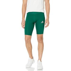 adidas Men’s Alphaskin Sport Short Tights(Dark Green)