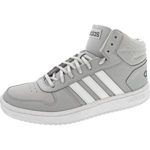 adidas Mens Hoops 2.0 Mid(Grey Two F17 Ftwr White Grey Five)