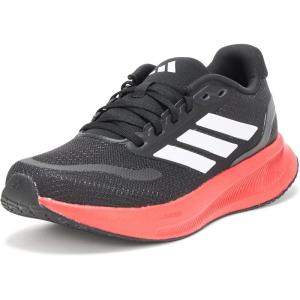 adidas Men’s Run Falcon 5 Sneaker(Black/White/Bright Red)