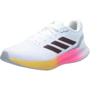 adidas Men’s Run Falcon 5 Sneaker(White/Aurora Met./Black)