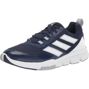 adidas Men’s Speed Trainer 5 Baseball Shoe(Navy Blue/White/Silver Metallic)