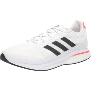 adidas Men’s Supernova + Shoes(White/Black/Solar Red)