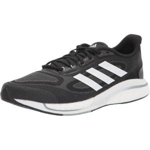 adidas Mens Supernova +Running Shoe(Core Black/White/Magic Grey)