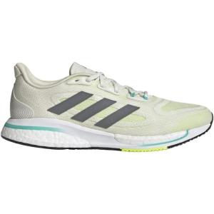 adidas Mens Supernova +Running Shoe(Mint Rush/Night Metallic/Solar Yellow)