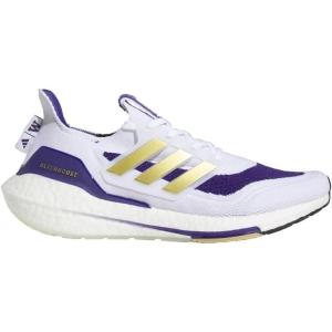 adidas Men’s Ultraboost 21 Shoes(Cloud White/Gold Metallic/Team Colle)