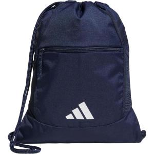 adidas Stadium Sackpack – Small Drawstring Bag for Sports & Gym, Black, One Size(Team Navy Blue 2/White)