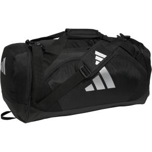 adidas Unisex Team Issue Sports Duffel Bag for Men and Women(Black/White/2)