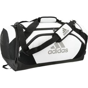 adidas Unisex Team Issue Sports Duffel Bag for Men and Women(White)