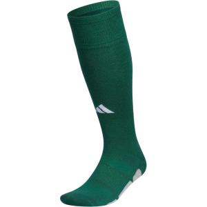 adidas Unisex Utility All Sport Compression Socks, Sports Socks for Men, Women, Youth Boys and Girls, NCAA Compliant, 1-Pack(Team Dark Green/White/2)