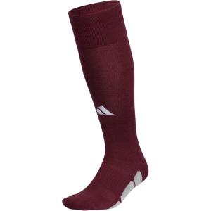 adidas Unisex Utility All Sport Compression Socks, Sports Socks for Men, Women, Youth Boys and Girls, NCAA Compliant, 1-Pack(Team Maroon/White/2)