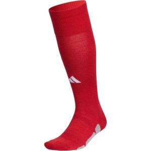 adidas Unisex Utility All Sport Compression Socks, Sports Socks for Men, Women, Youth Boys and Girls, NCAA Compliant, 1-Pack(Team Power Red/White/2)