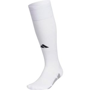 adidas Unisex Utility All Sport Compression Socks, Sports Socks for Men, Women, Youth Boys and Girls, NCAA Compliant, 1-Pack(White/Black/2)