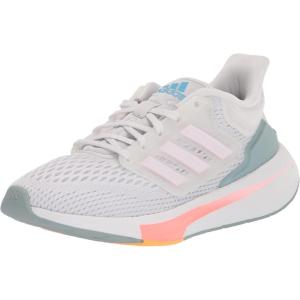 adidas Women’s Eq21 Run Shoe(Dash Grey/Almost Pink/Acid Red)