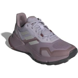 adidas Women’s Trail Running Shoes(Preloved Fig/Grey/Quiet Crimson)