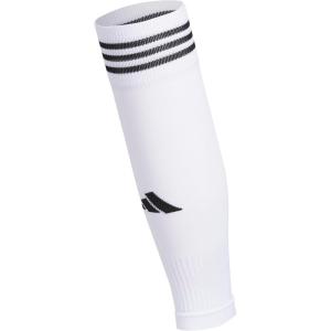 adidas unisex Copa Soccer Sleeves (2-pack) – Pre-cut Sock Sleeves for Men, Women & Kids, Fits Over Shin Guards(White/Black)