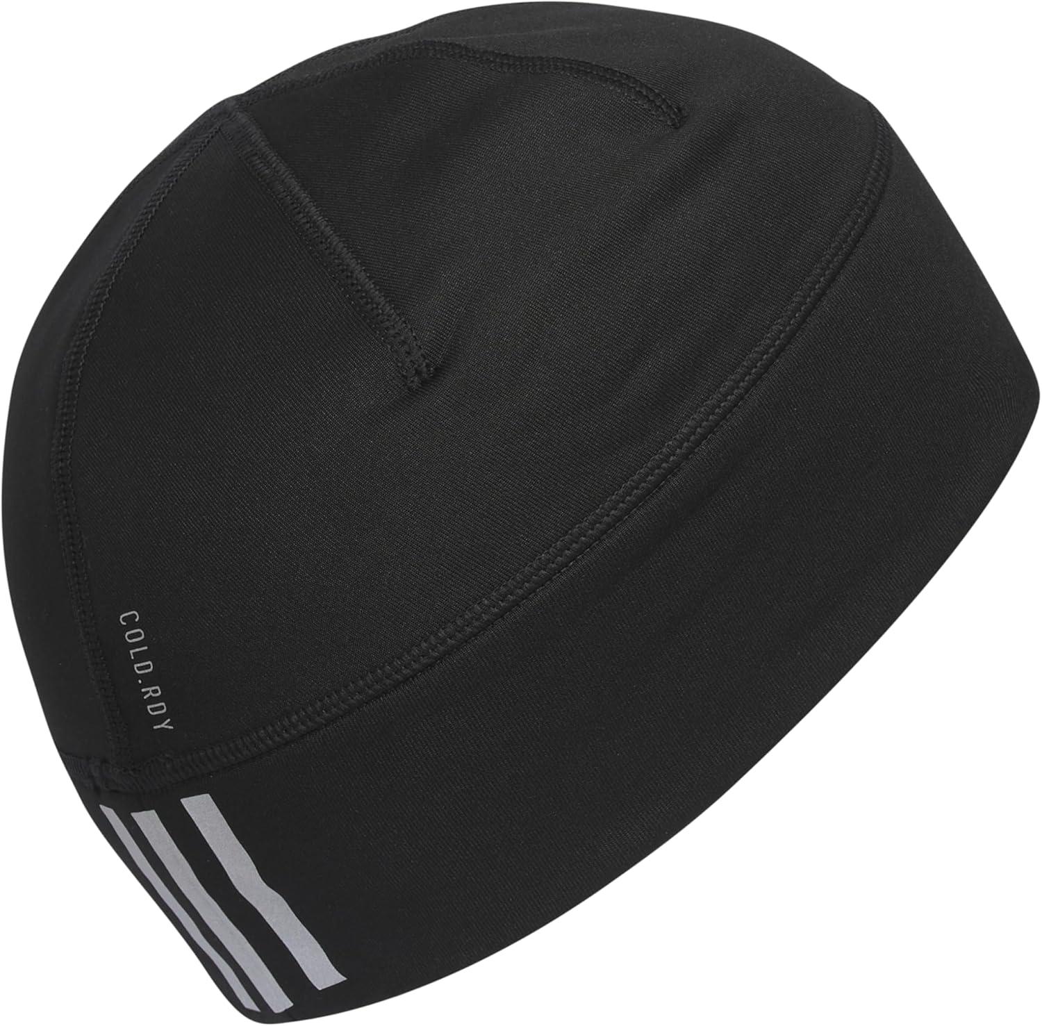 imageAdidas Alphaskin Beanie  Performance Workout Skull CapBlackSilver Reflective2