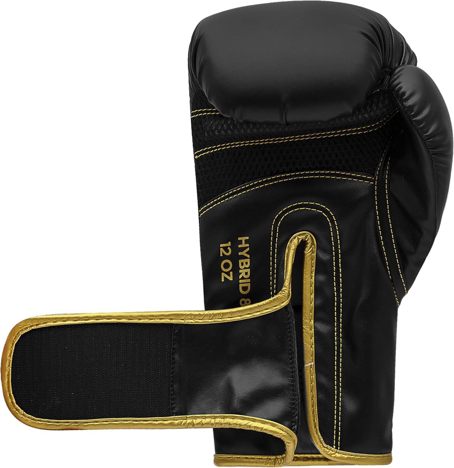 imageAdidas Hybrid 80 Boxing Gloves Adult Boxing Gloves for Men ampamp Women Heavy Bag Gloves Kickboxing Gloves for Women MMA Sparring Gloves Punching Bag Gloves for MenBlackGold