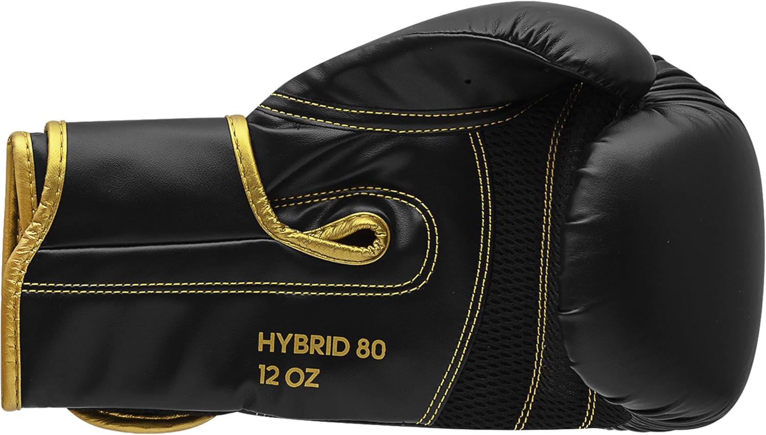 imageAdidas Hybrid 80 Boxing Gloves Adult Boxing Gloves for Men ampamp Women Heavy Bag Gloves Kickboxing Gloves for Women MMA Sparring Gloves Punching Bag Gloves for MenBlackGold