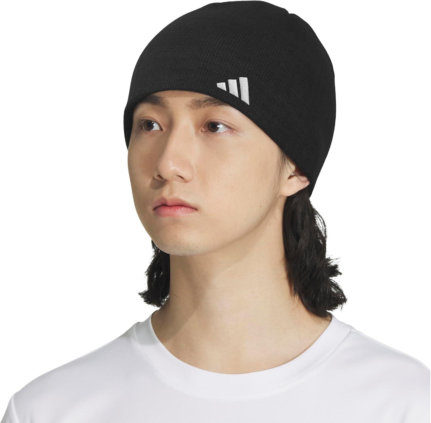 imageAdidas Mens Beanie 2Pack Standard Fit Winter Knit Hat Skull CapWonder Alumina GreyBlackShadow Brown Grey Six