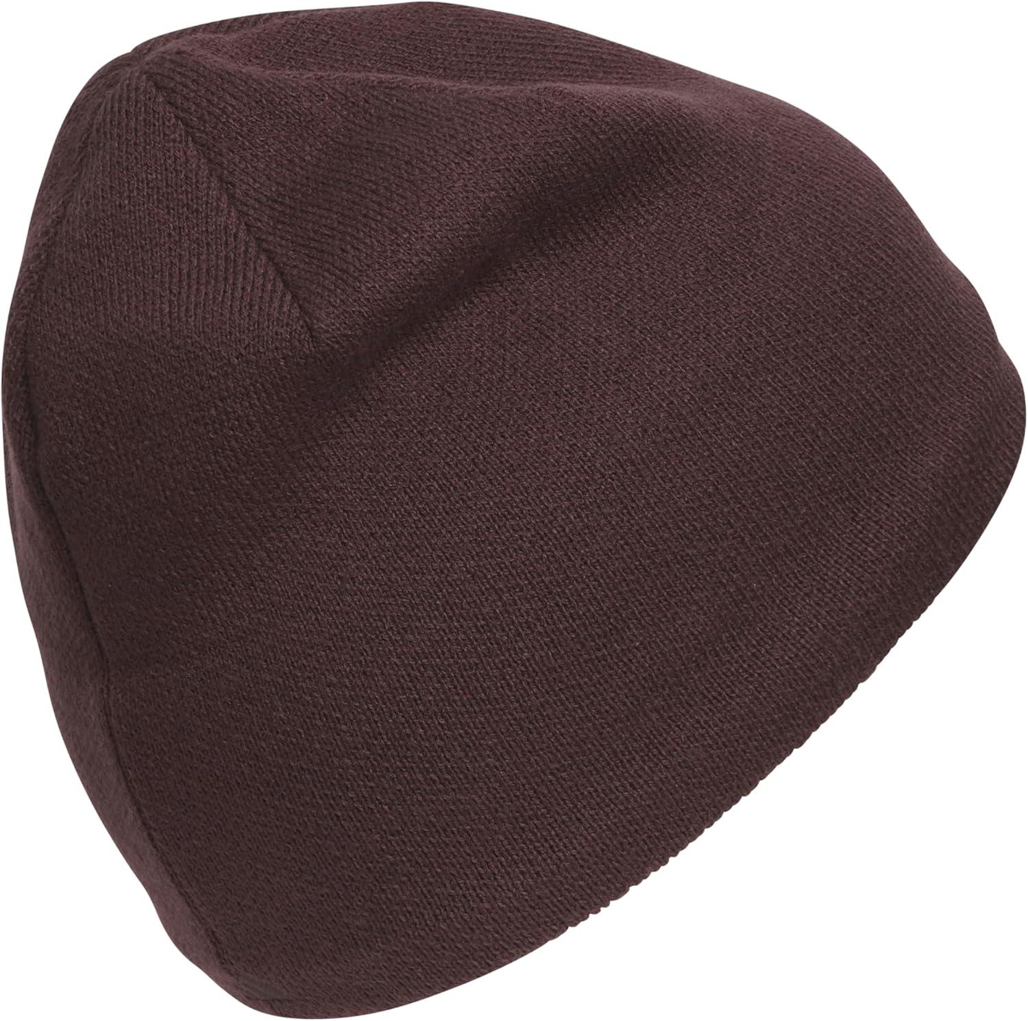 imageAdidas Mens Premium Skully Beanie Standard Fit Winter Skull CapShadow BrownSimple BrownEarth Strata Brown