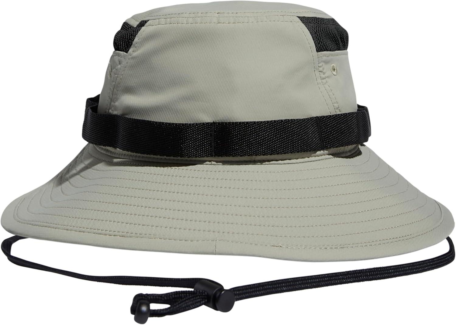 imageAdidas Mens Victory Bucket Hat for Men Athletic Sun Cap for OutdoorsFeather GreyBlack30