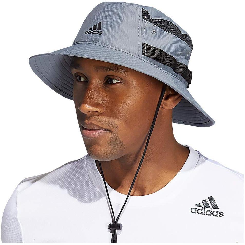 imageAdidas Mens Victory Bucket Hat for Men Athletic Sun Cap for OutdoorsGreyBlack30